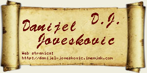 Danijel Jovešković vizit kartica